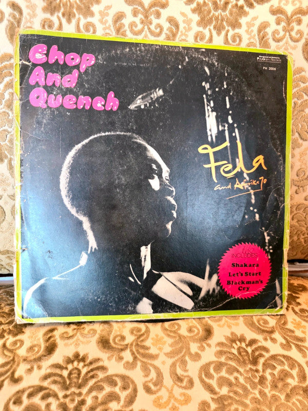 Fela And Afrika 70 – Chop And Quench Vinyl Record