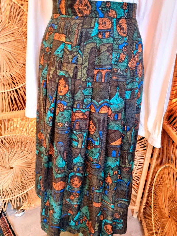 Vintage 80's Russian Doll Skirt