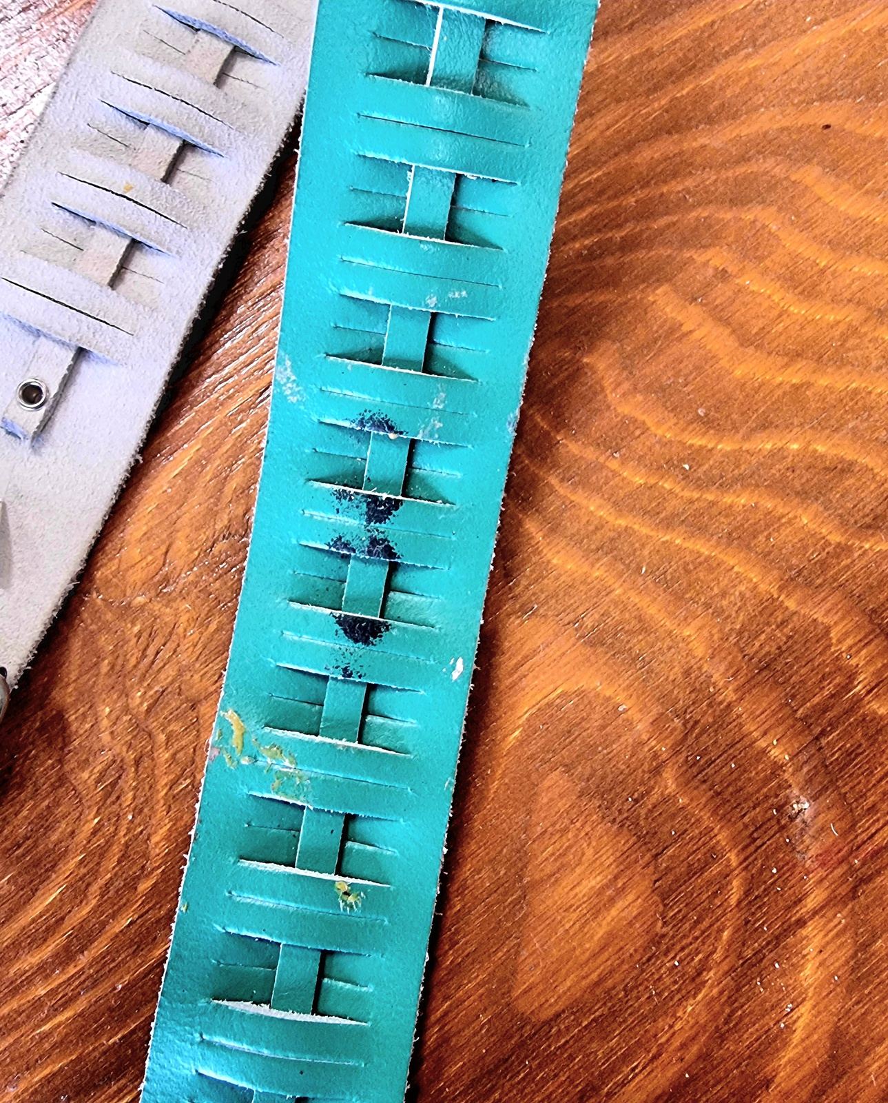 Vintage 1980s Leather Belt