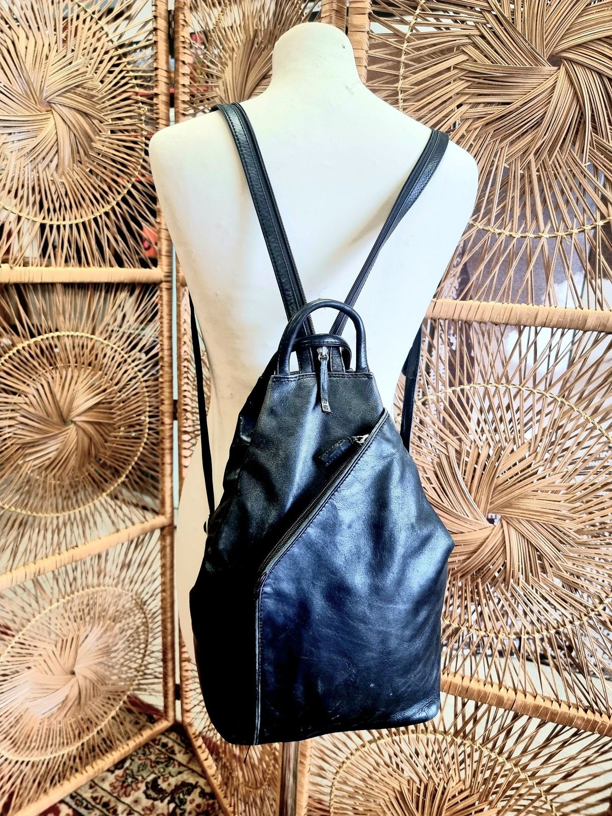 Vintage Leather Backpack