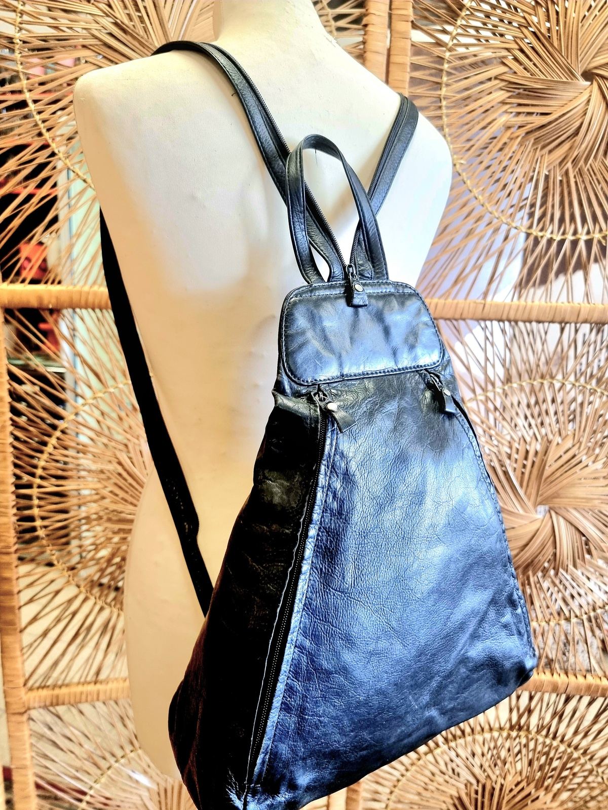 Vintage Leather Backpack
