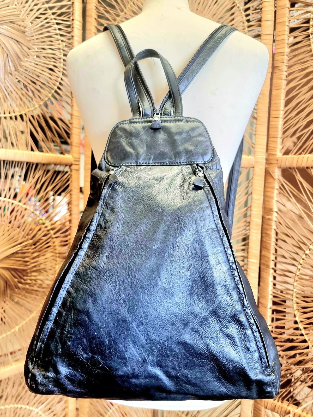 Vintage Leather Backpack