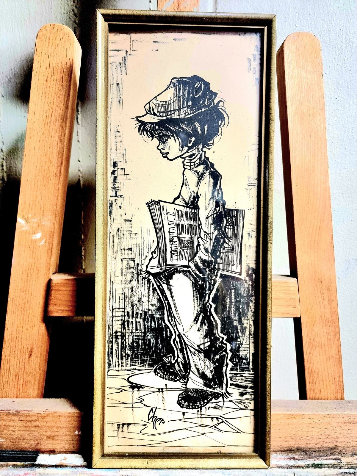 Vintage 60's / 70s Art Picture