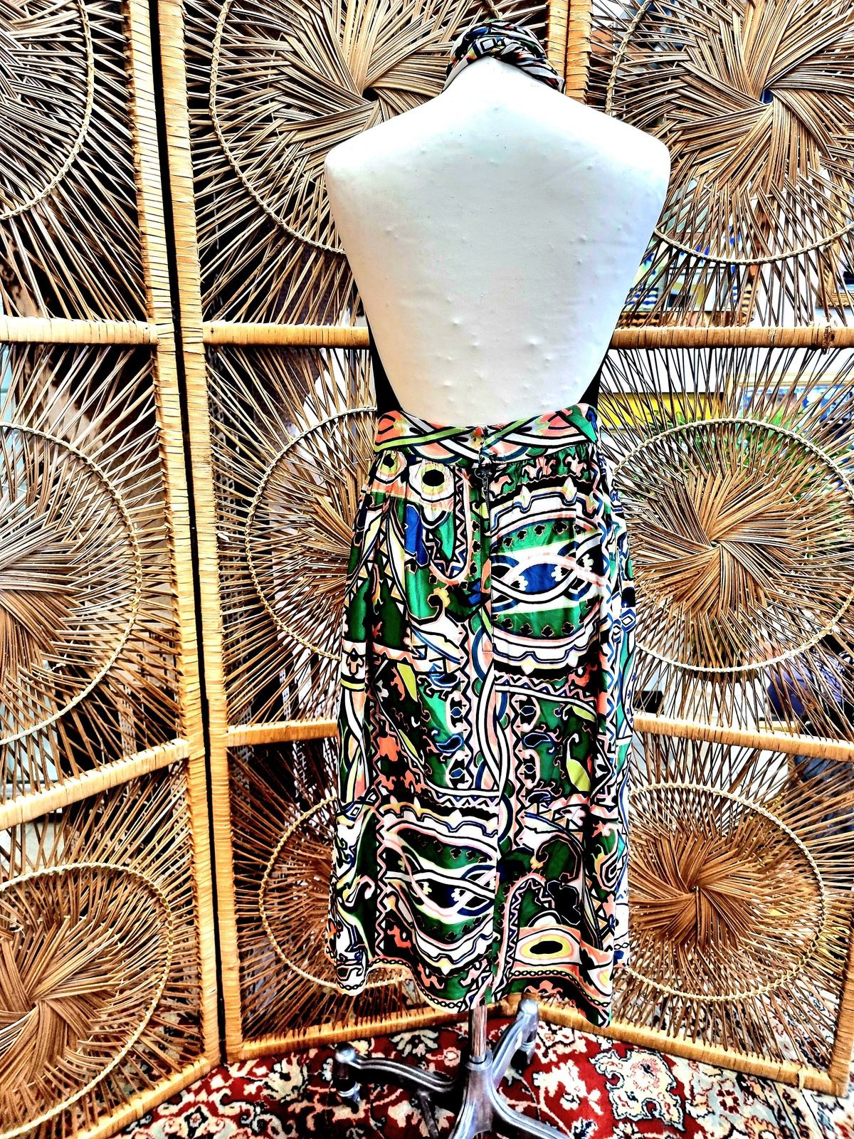 Vintage 1980's Dicel Backless Dress