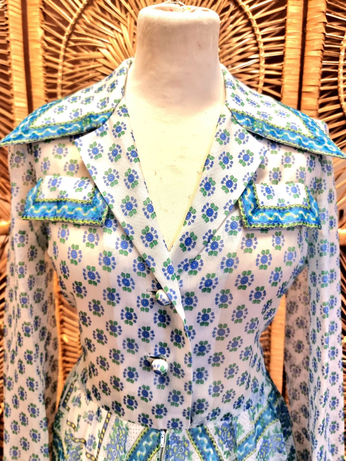 Vintage 70's Harry Algo Maxi Dress
