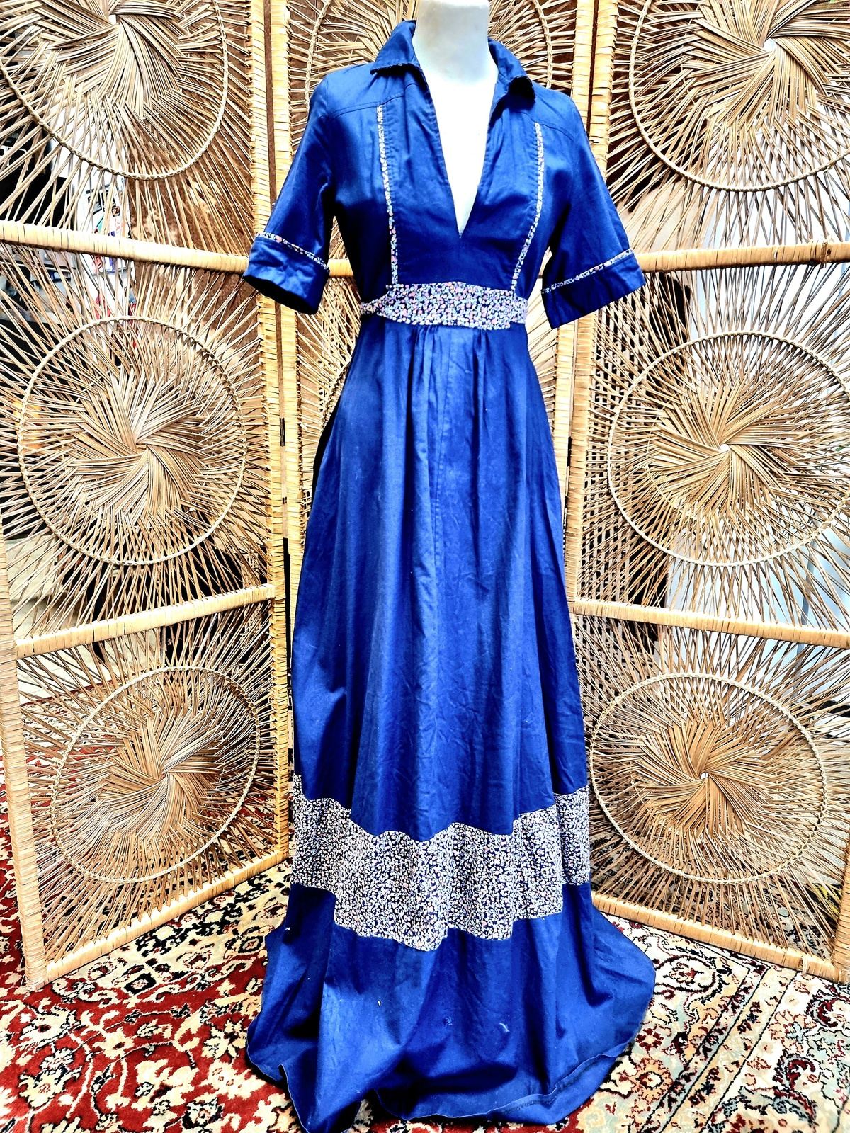 Vintage 1980's Maxi Dress