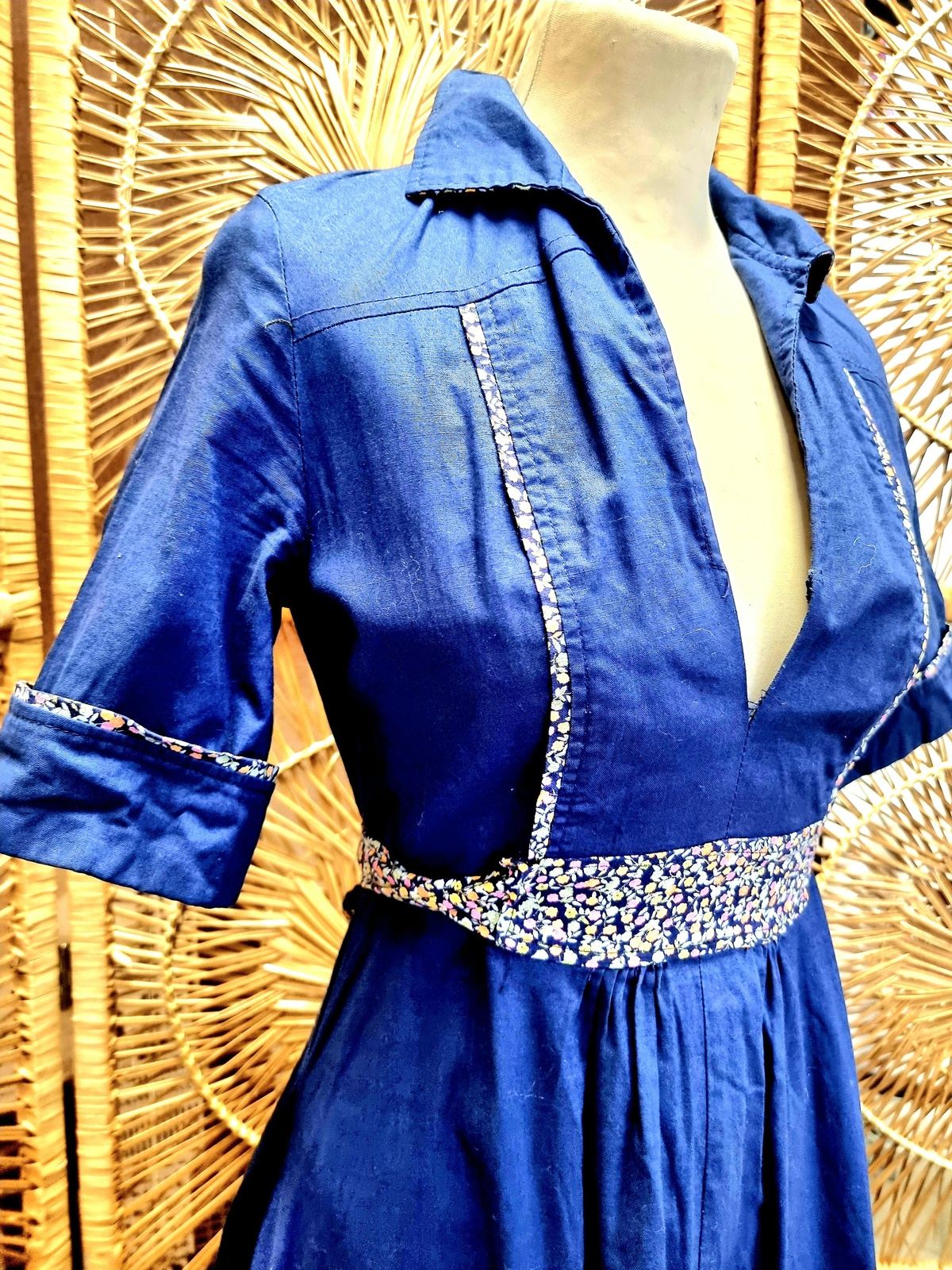 Vintage 1980's Maxi Dress