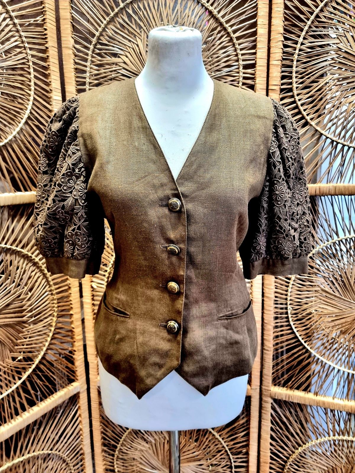 Vintage 80s Blacky Dress Jacket