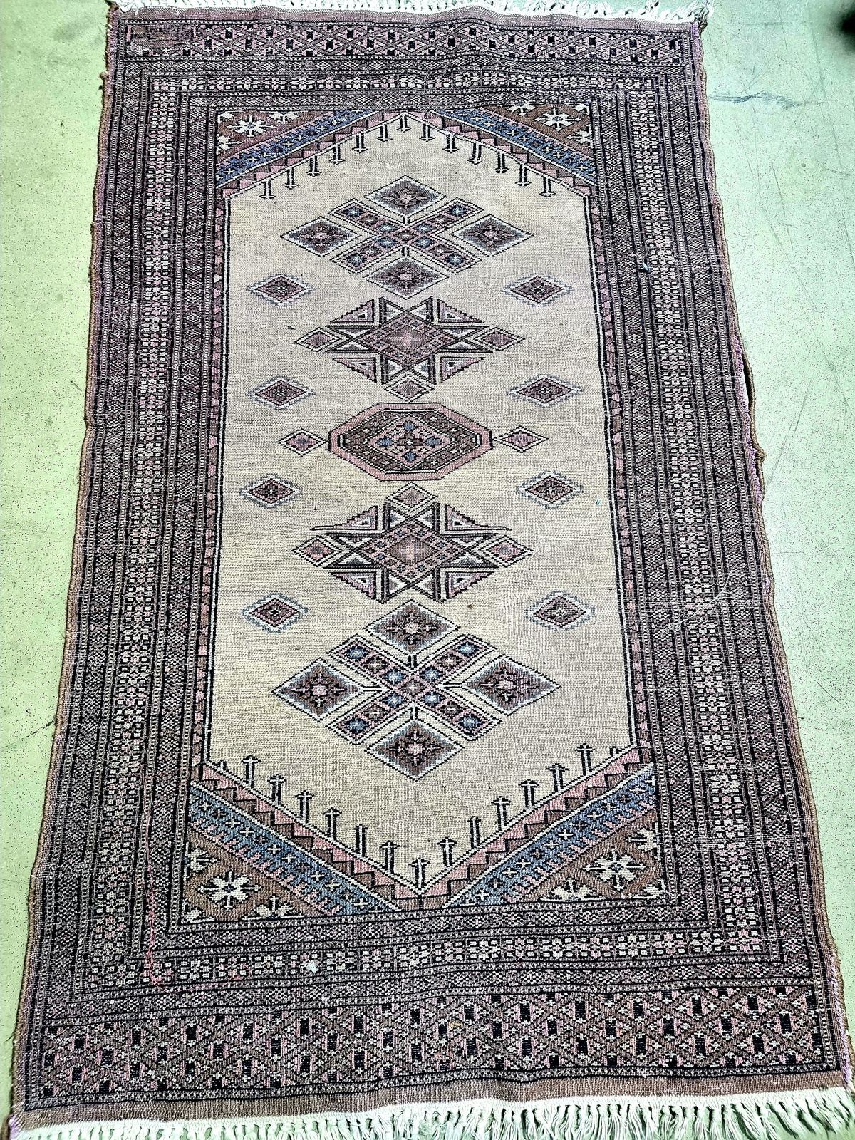 Vintage Hand-Knotted Rug