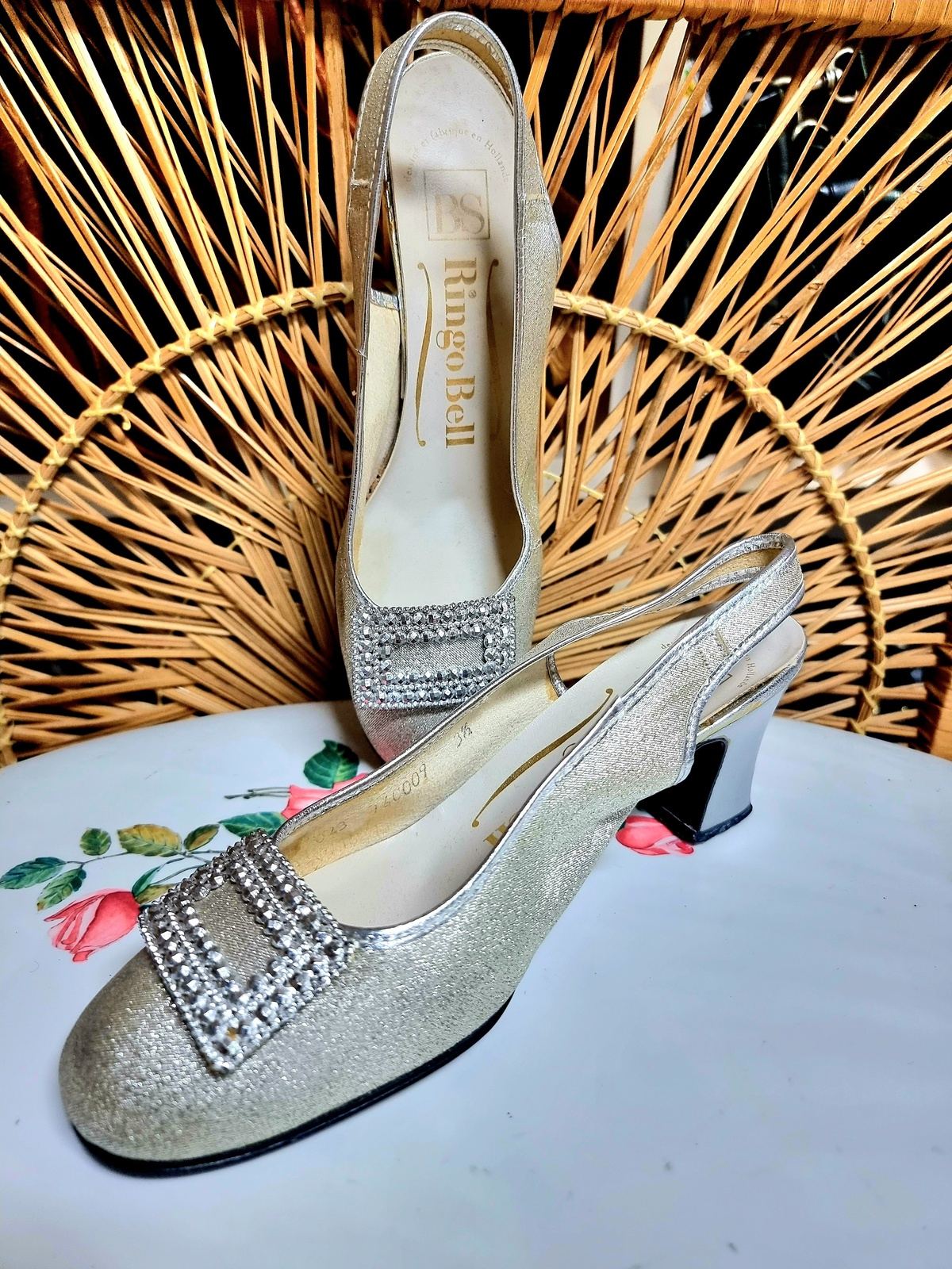 Vintage 60's Ringo Bell Slingback Shoes