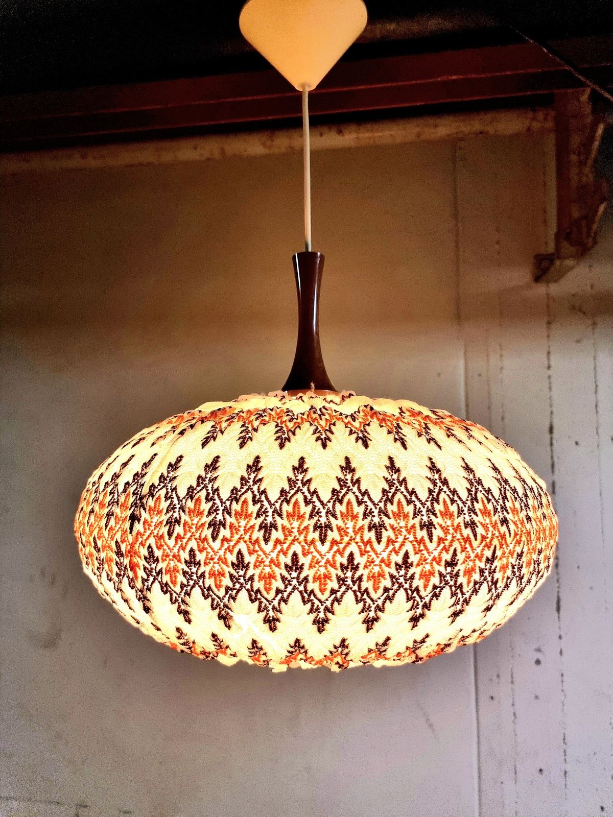 Vintage 70s Pendant Light