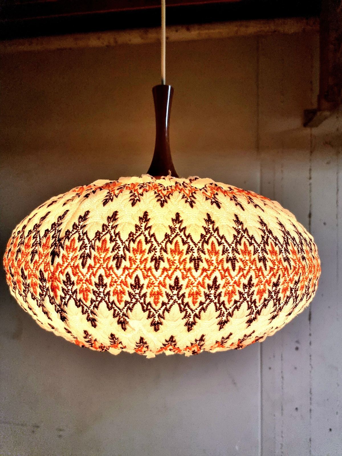Vintage 70s Pendant Light