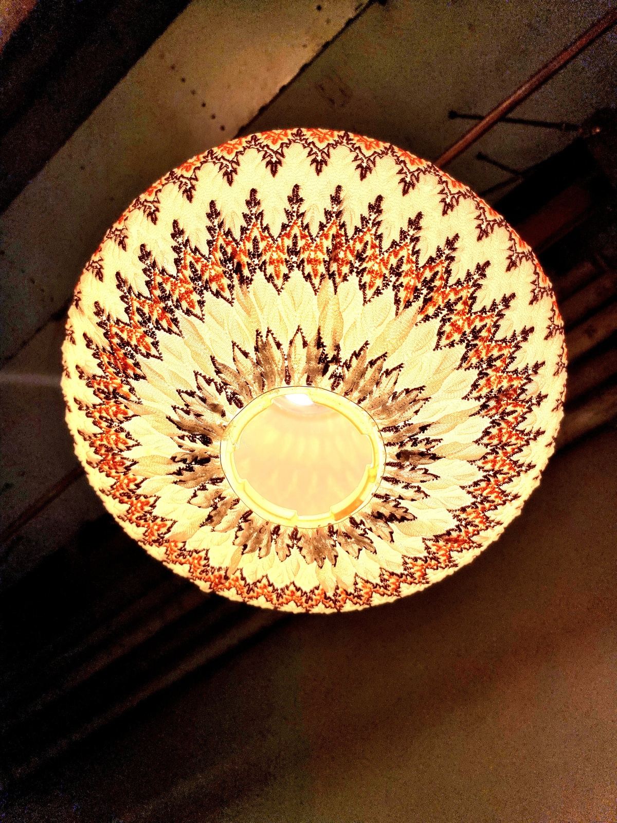 Vintage 70s Pendant Light