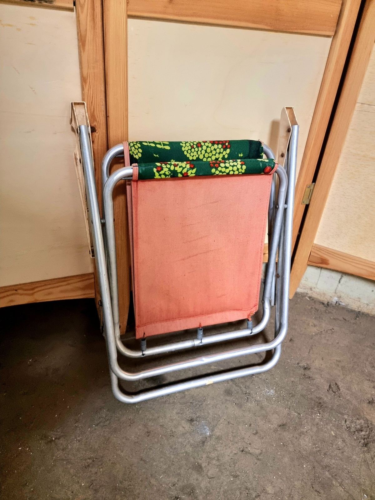 Vintage 70s Folding Campsite Children's Armchair