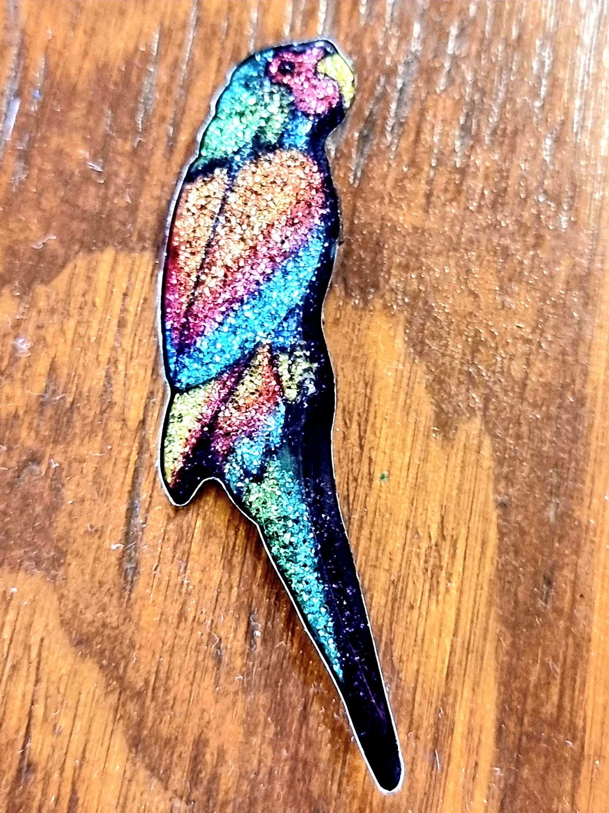Vintage Parrot Brooch