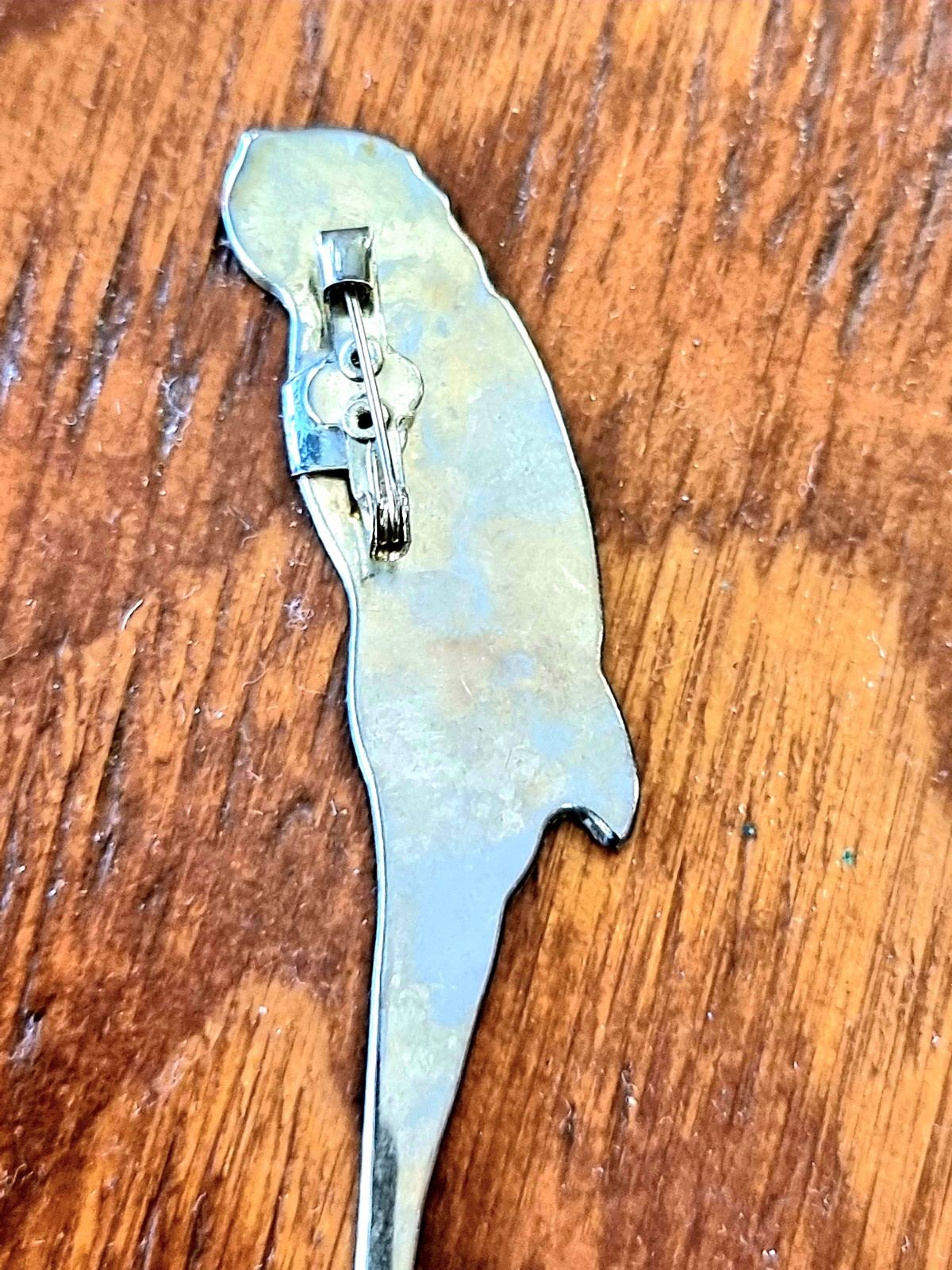 Vintage Parrot Brooch