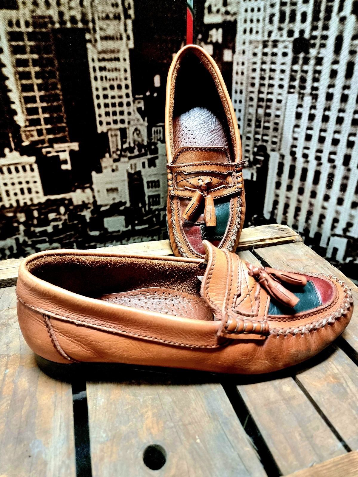 Vintage on sale loafers mens