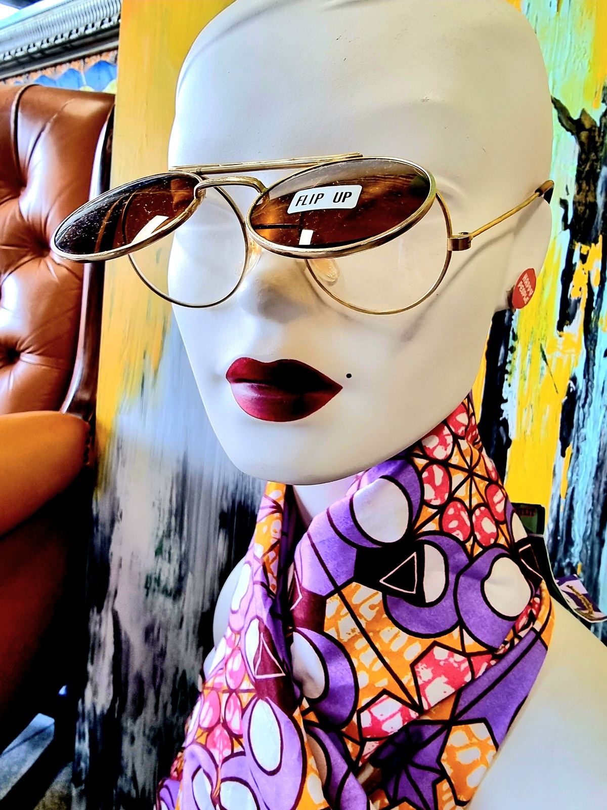 Brand New Vintage 80's Flip Up Glasses / Sunglasses