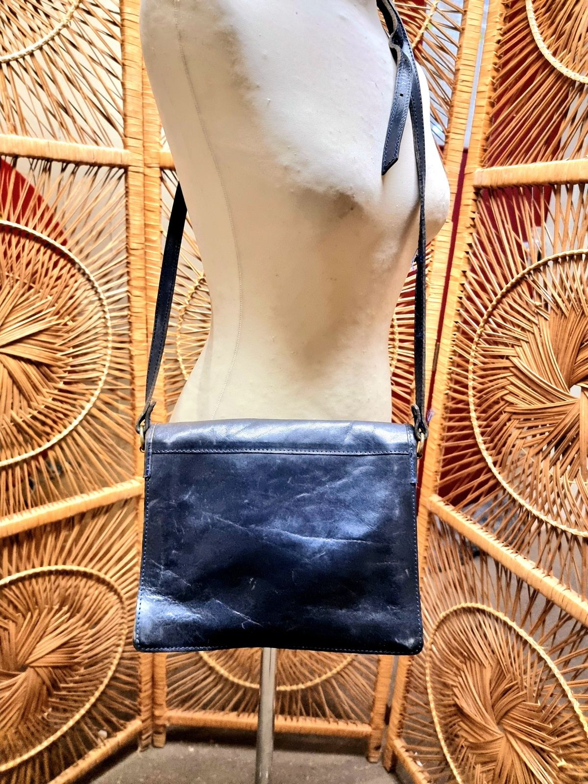 Vintage 80's Leather Shoulder bag