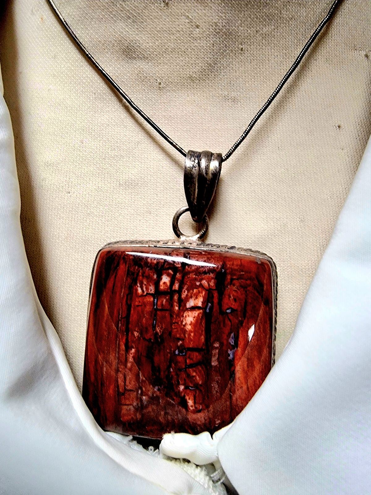Brand New Sterling Silver Gemstone Pendant