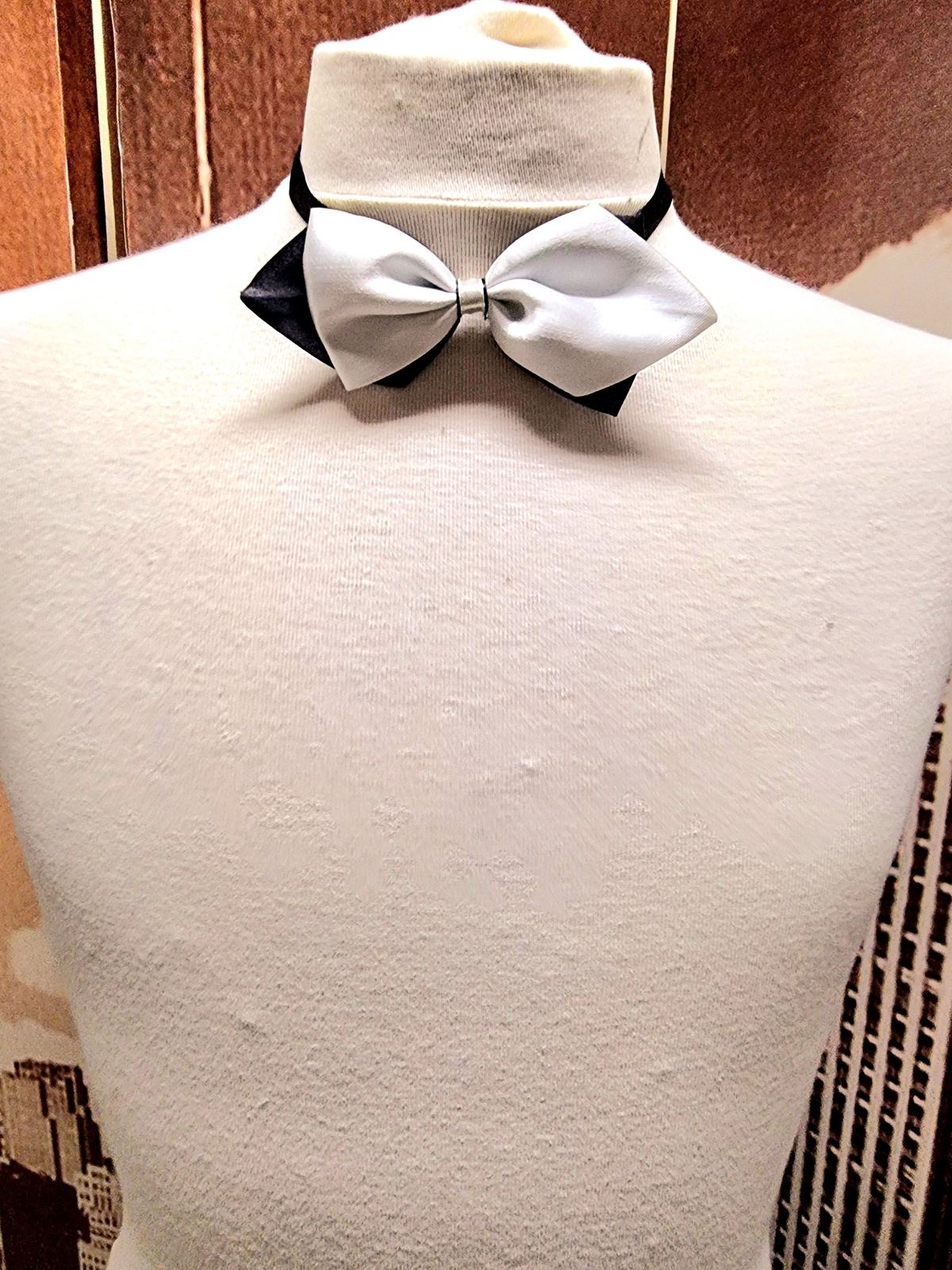 Vintage Two Tone Bow Tie