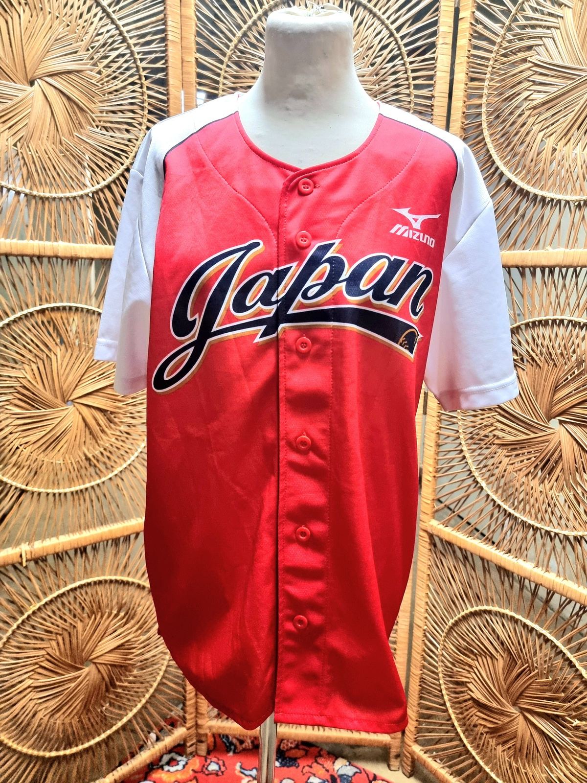 Vintage Mizuno Samurai Japan Jersey Rare WBC World Baseball Classic