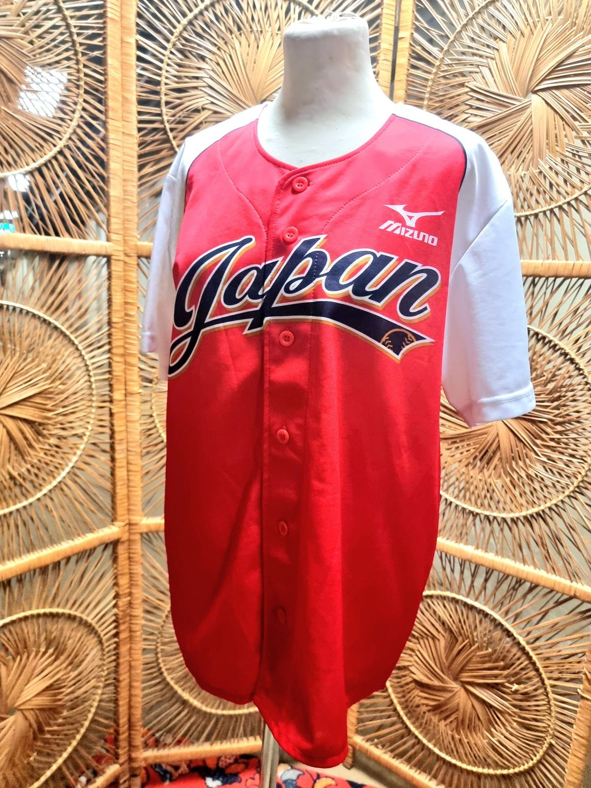 Vintage Mizuno Samurai Japan Jersey Rare WBC World Baseball Classic