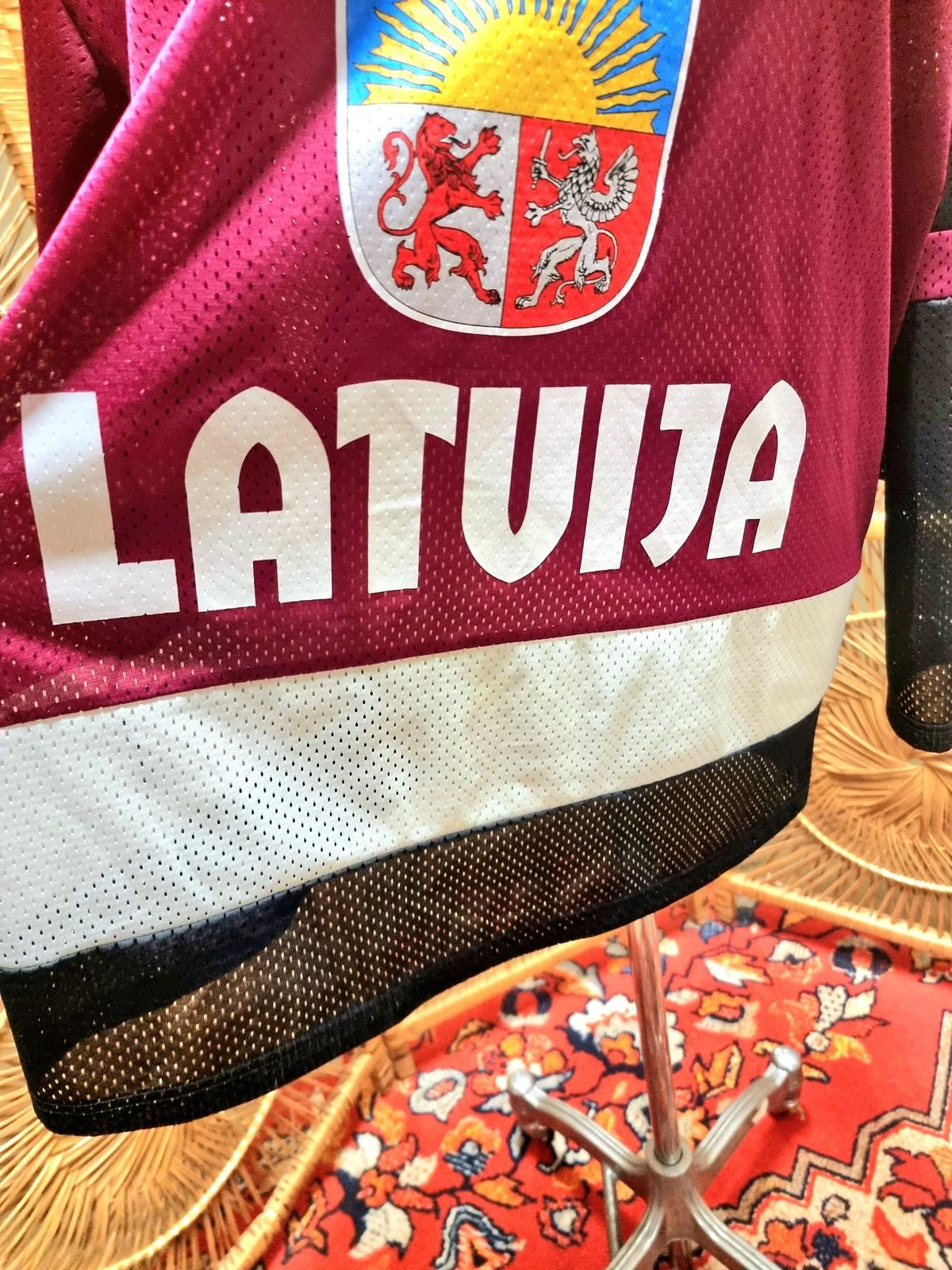 Vintage RAE Sport Latvija Latvia Hockey Jersey