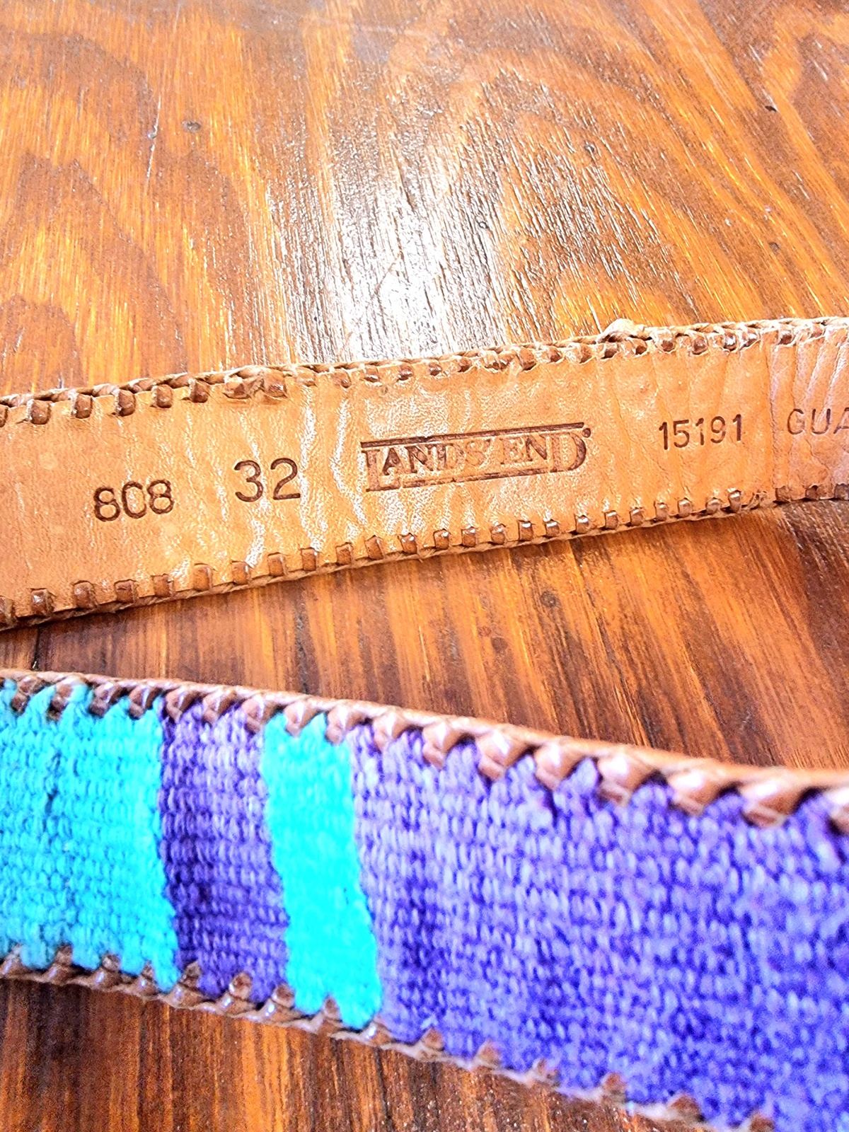 Vintage Land's End Belt