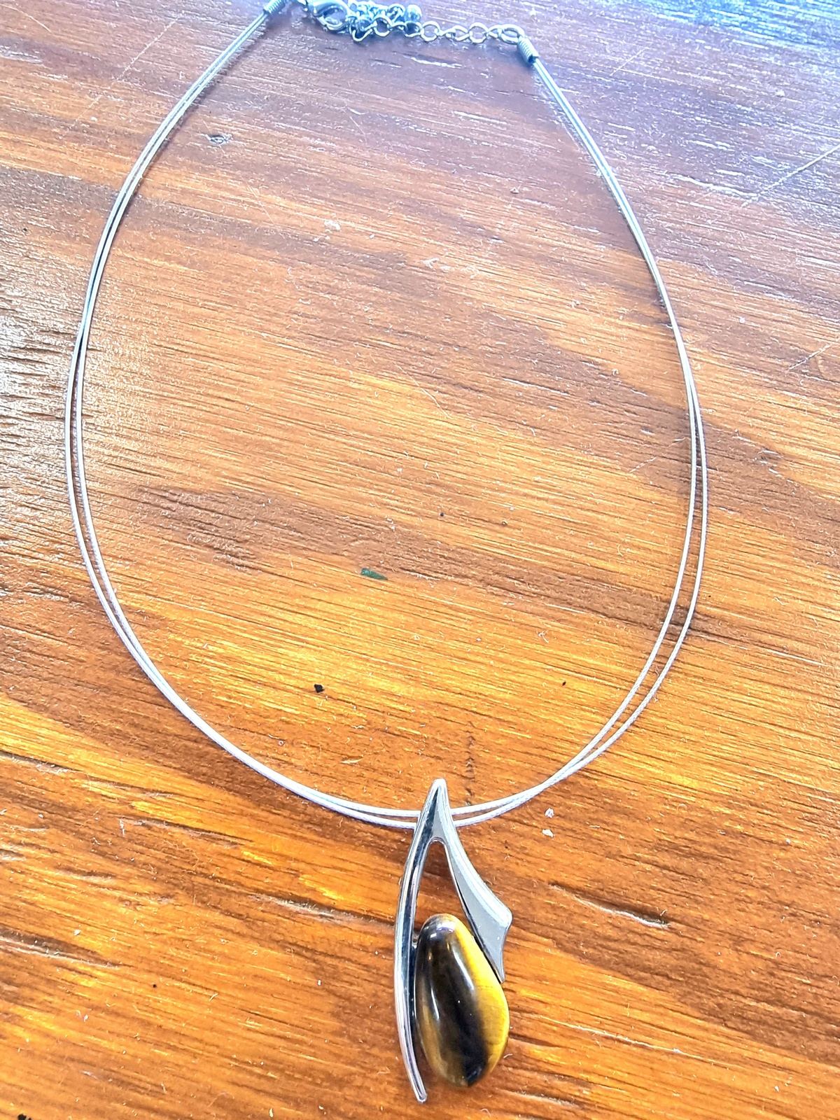 Vintage 80's Pendant Necklace