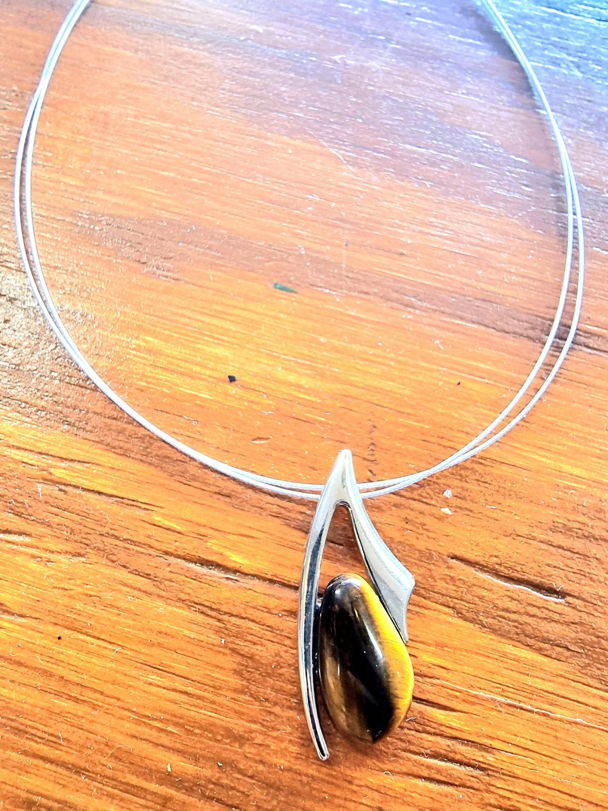 Vintage 80's Pendant Necklace