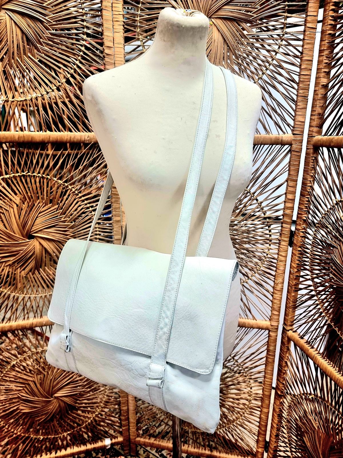 Vintage 1980's Tote Shoulder Bag