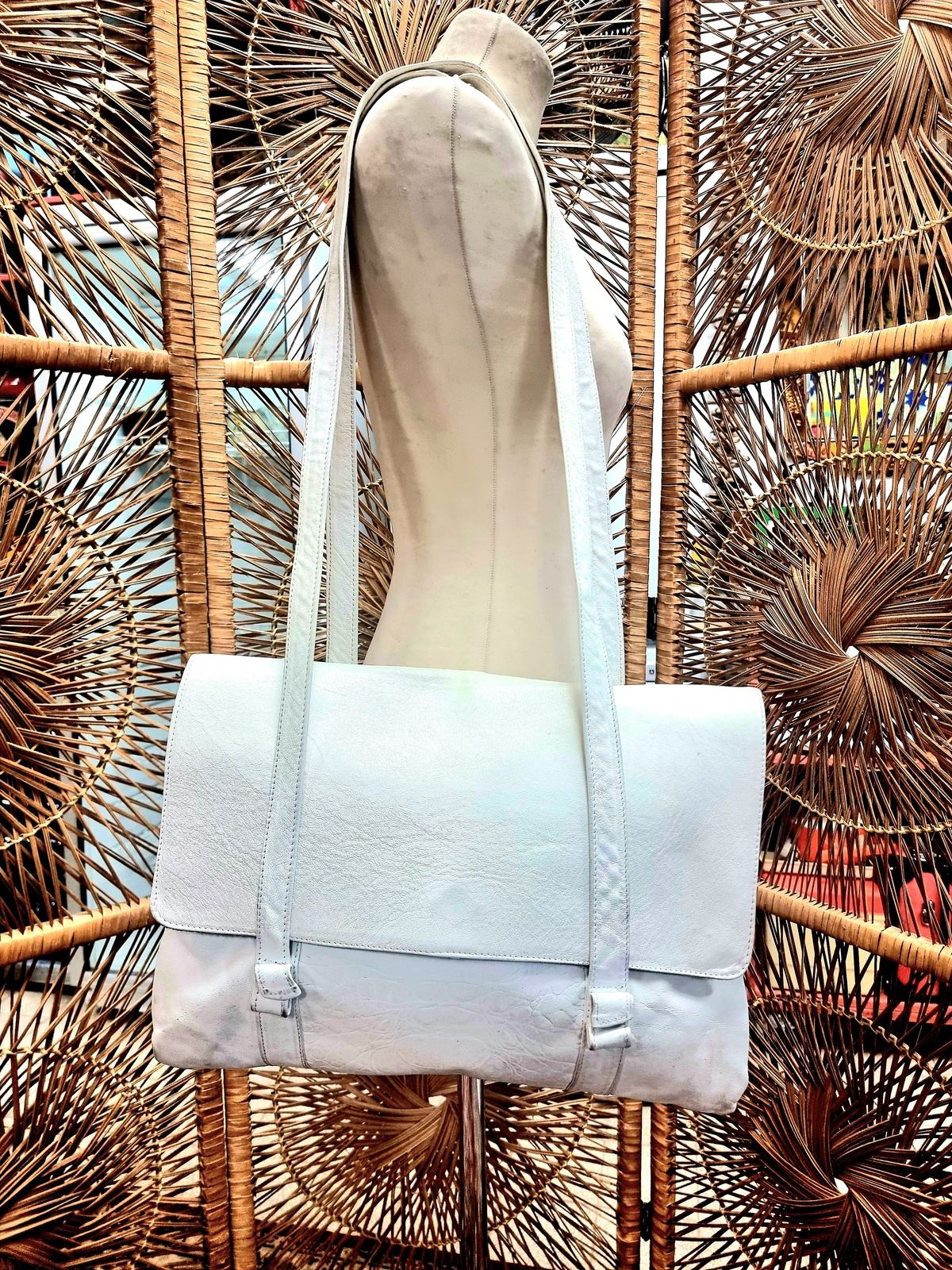 Vintage 1980's Tote Shoulder Bag