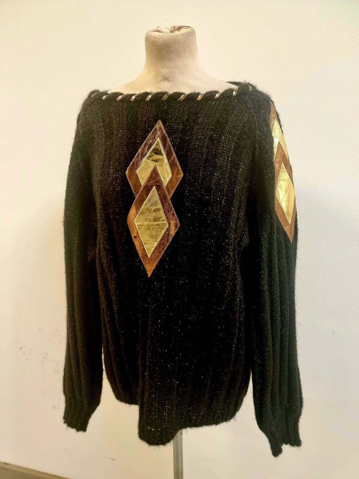 Vintage 80s Glitter Linea H "Made in Italy " Sweater Jumper