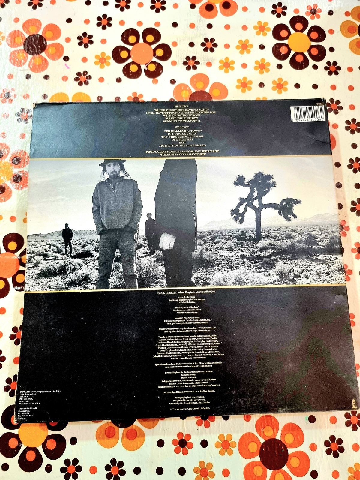 U2 – The Joshua Tree Vinyl Record