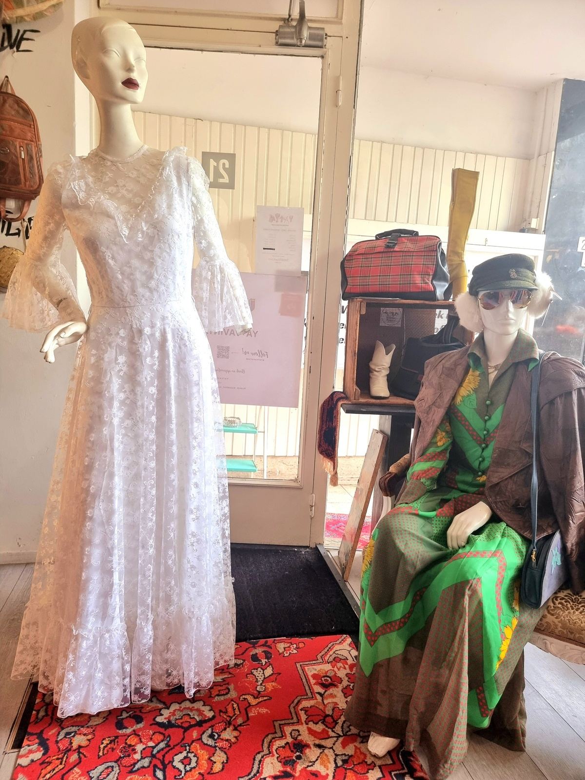 Vintage 70's/ 80's Vera Mont Wedding Dress
