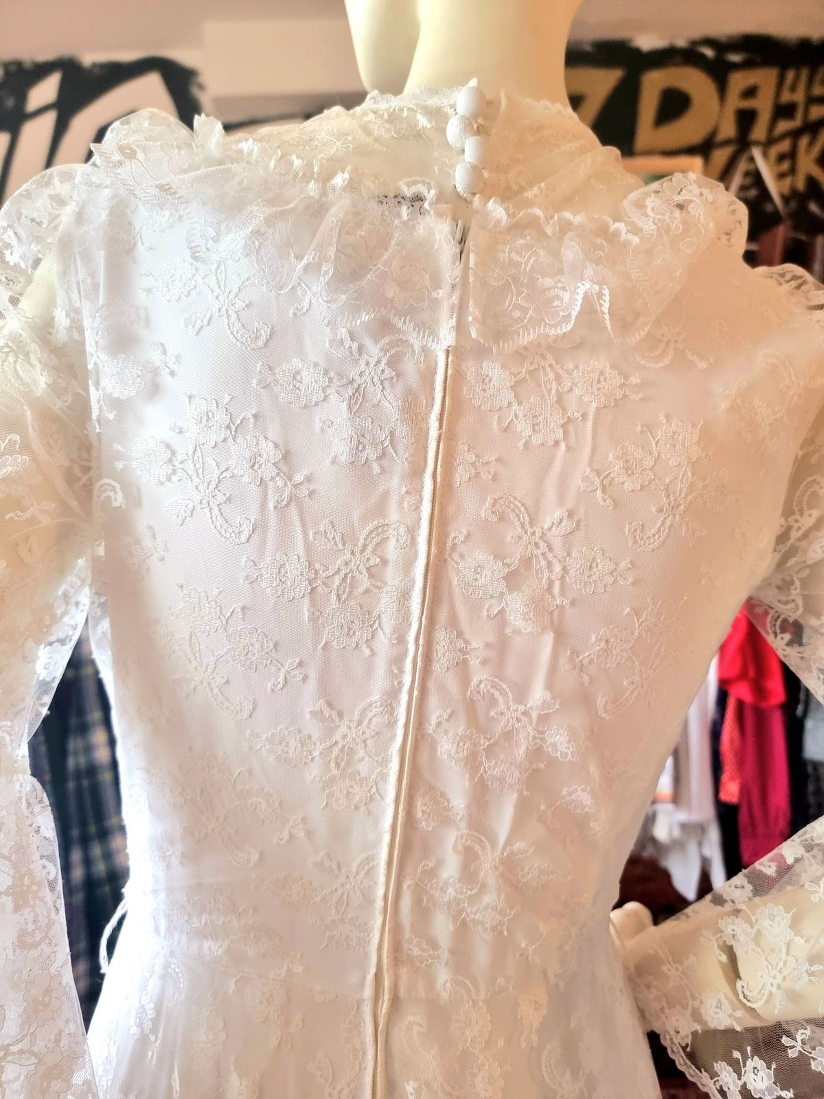 Vintage 70's/ 80's Vera Mont Wedding Dress