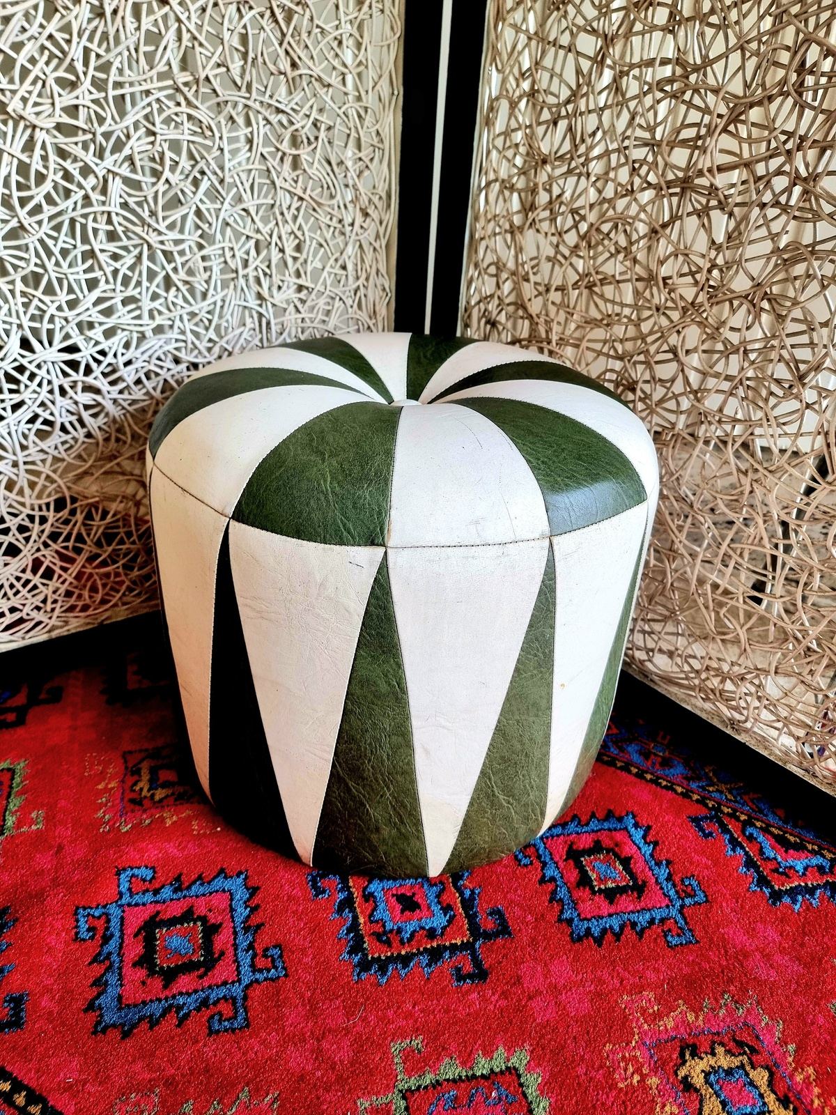 Vintage 70s Pouffe