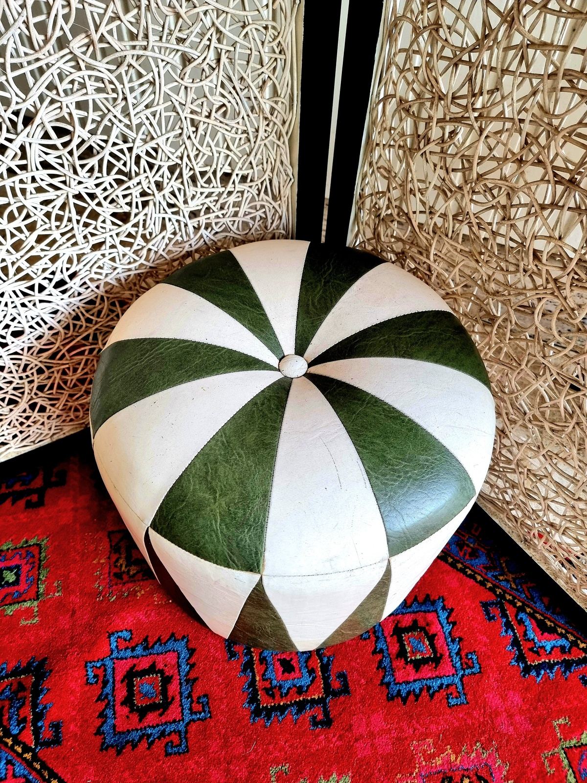 Vintage 70s Pouffe