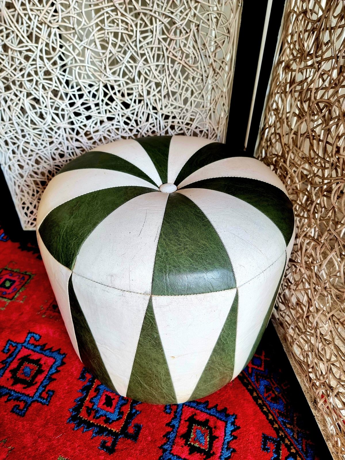 Vintage 70s Pouffe