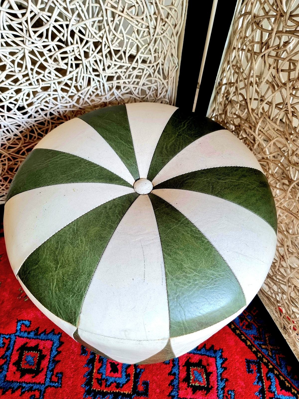 Vintage 70s Pouffe