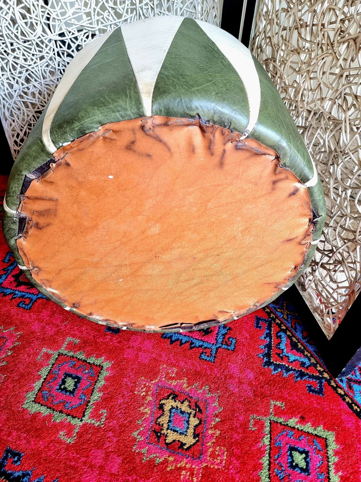 Vintage 70s Pouffe