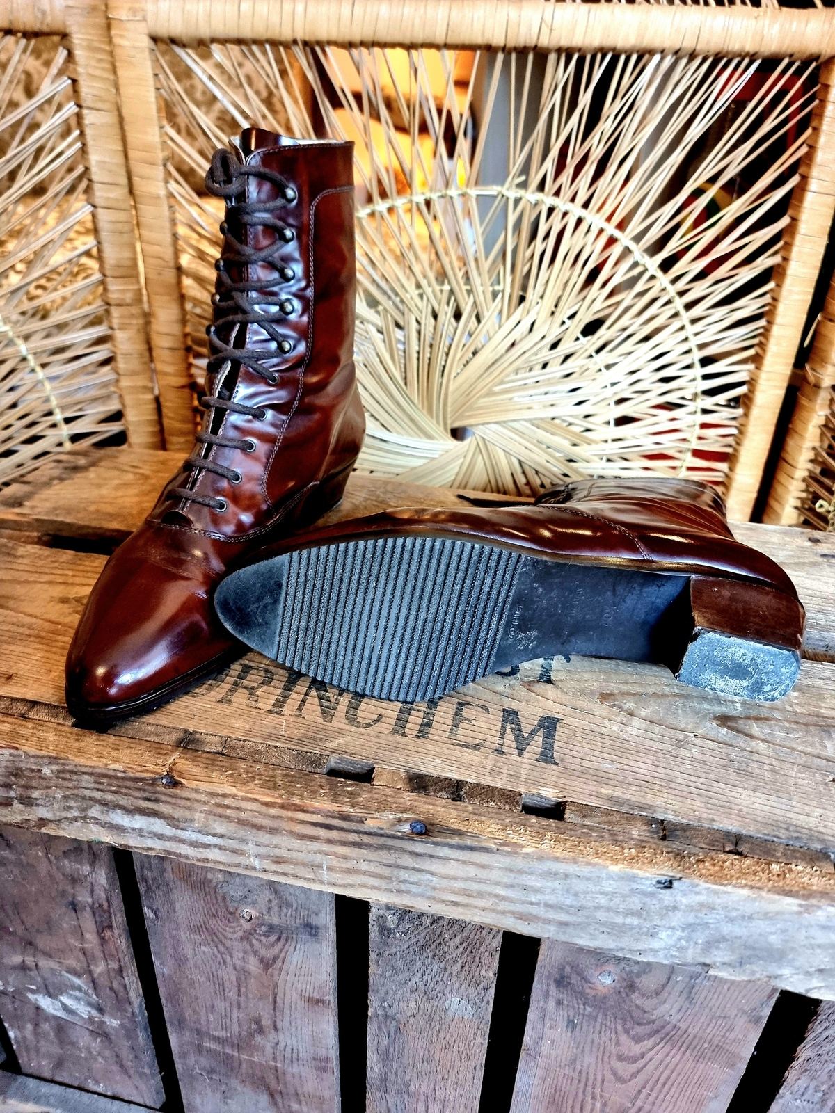 Designer Vintage 80s Ankle Boots