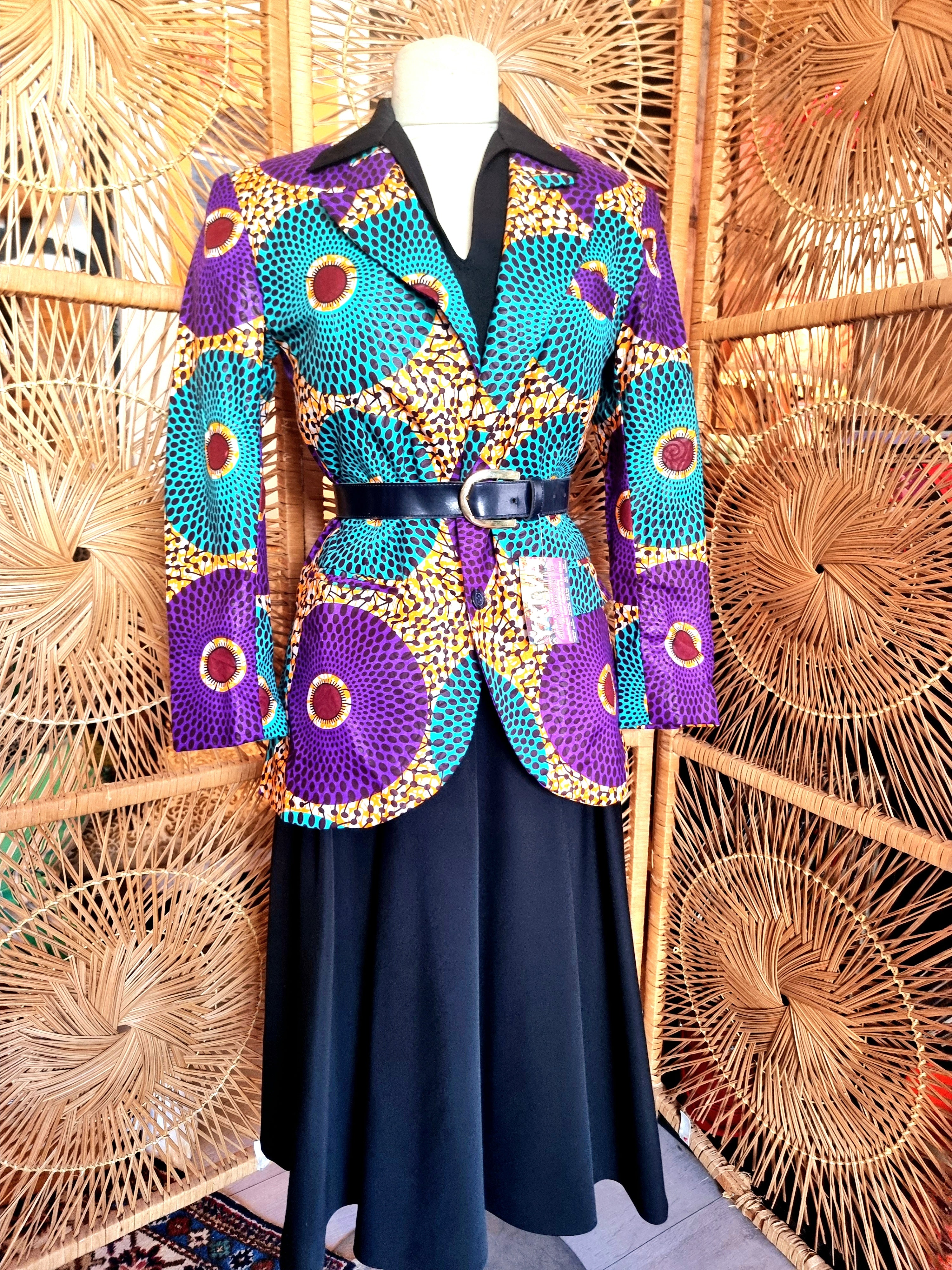 Brand New African Ankara Print Blazer Jacket