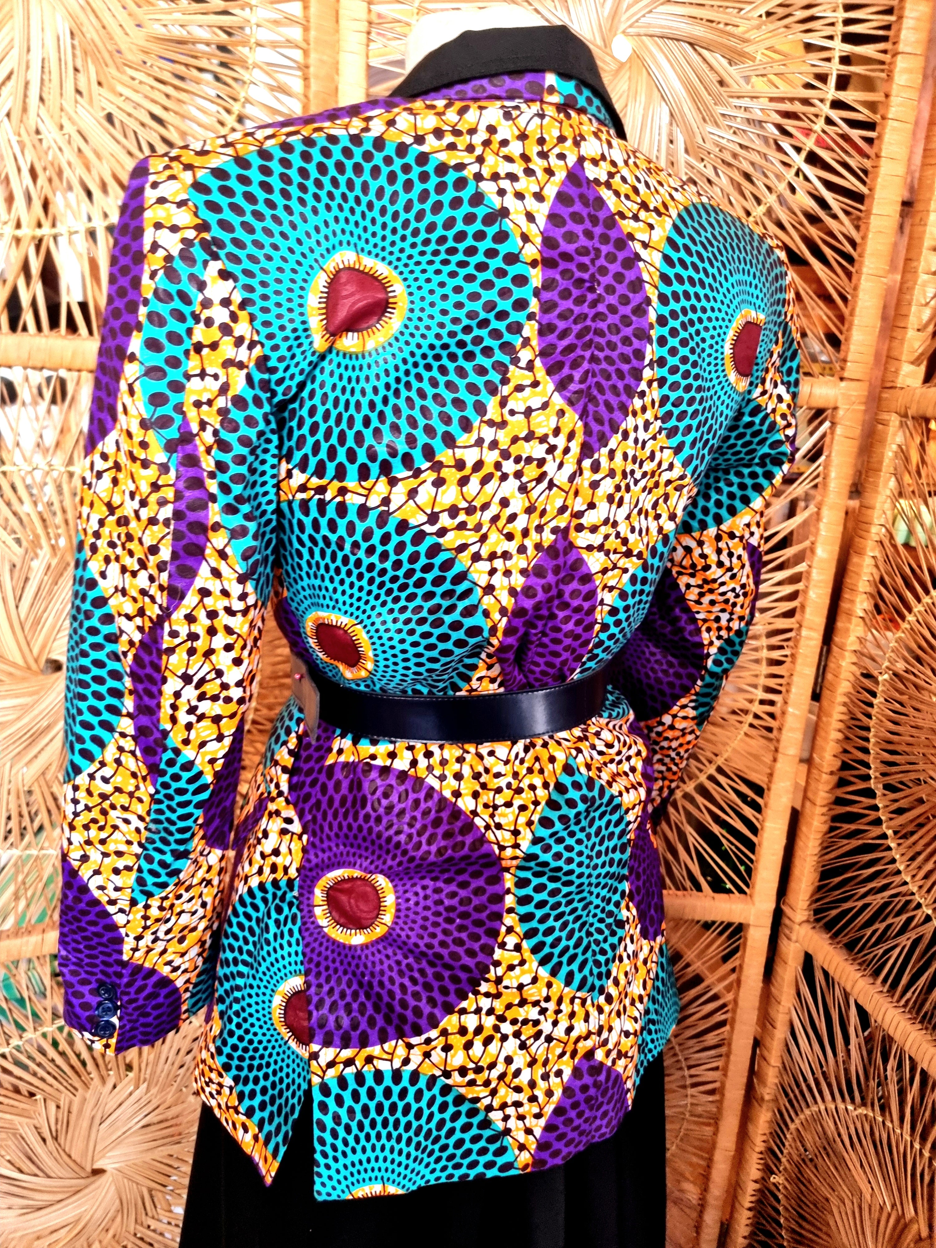 Brand New African Ankara Print Blazer Jacket