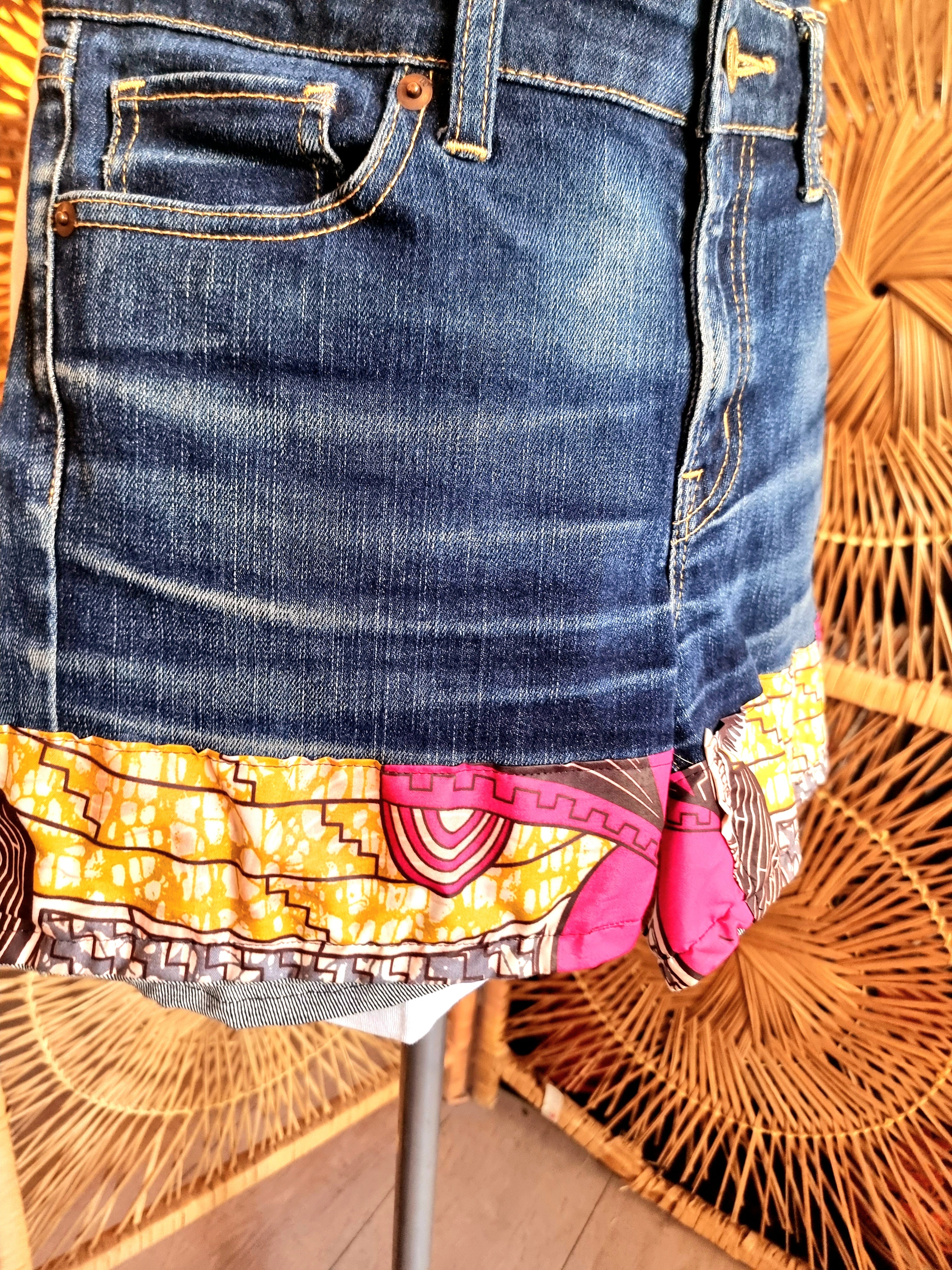 Customised Upcycled Denim Shorts