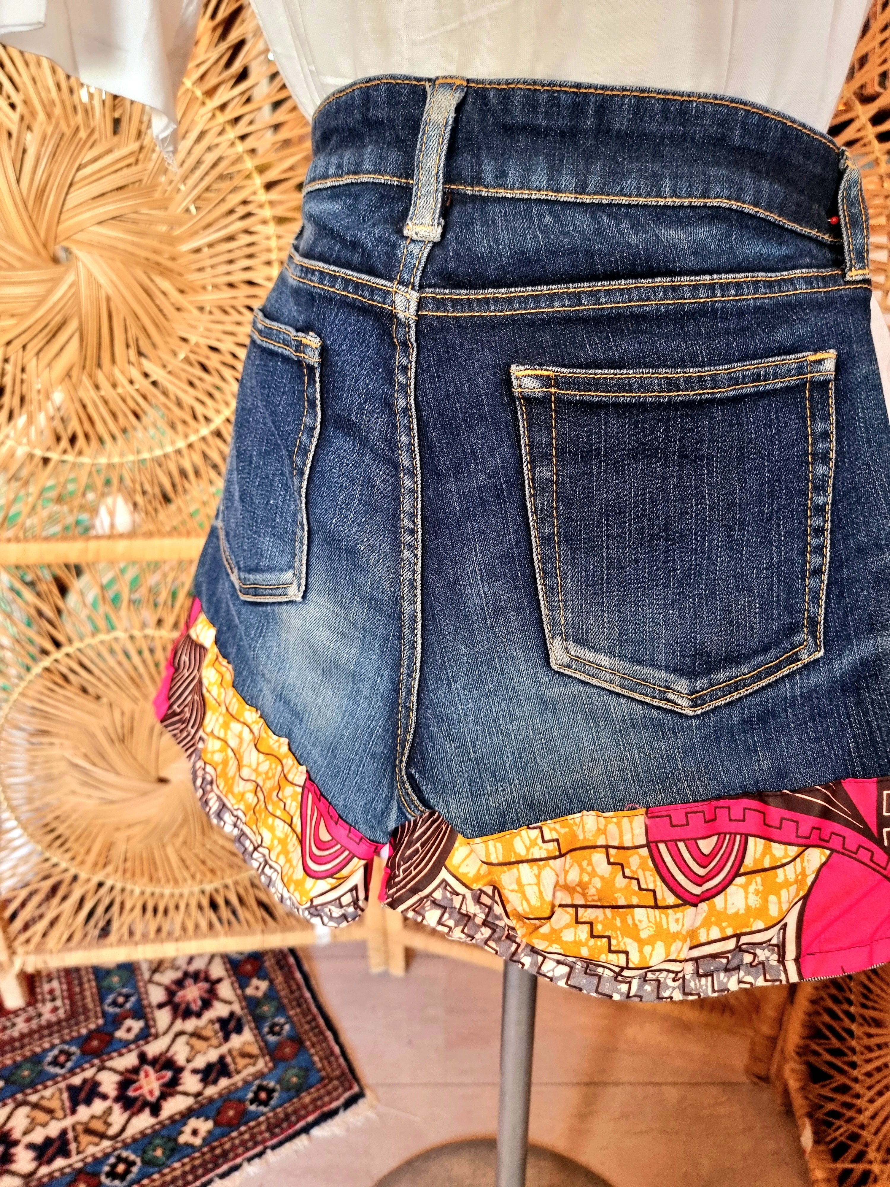 Customised Upcycled Denim Shorts