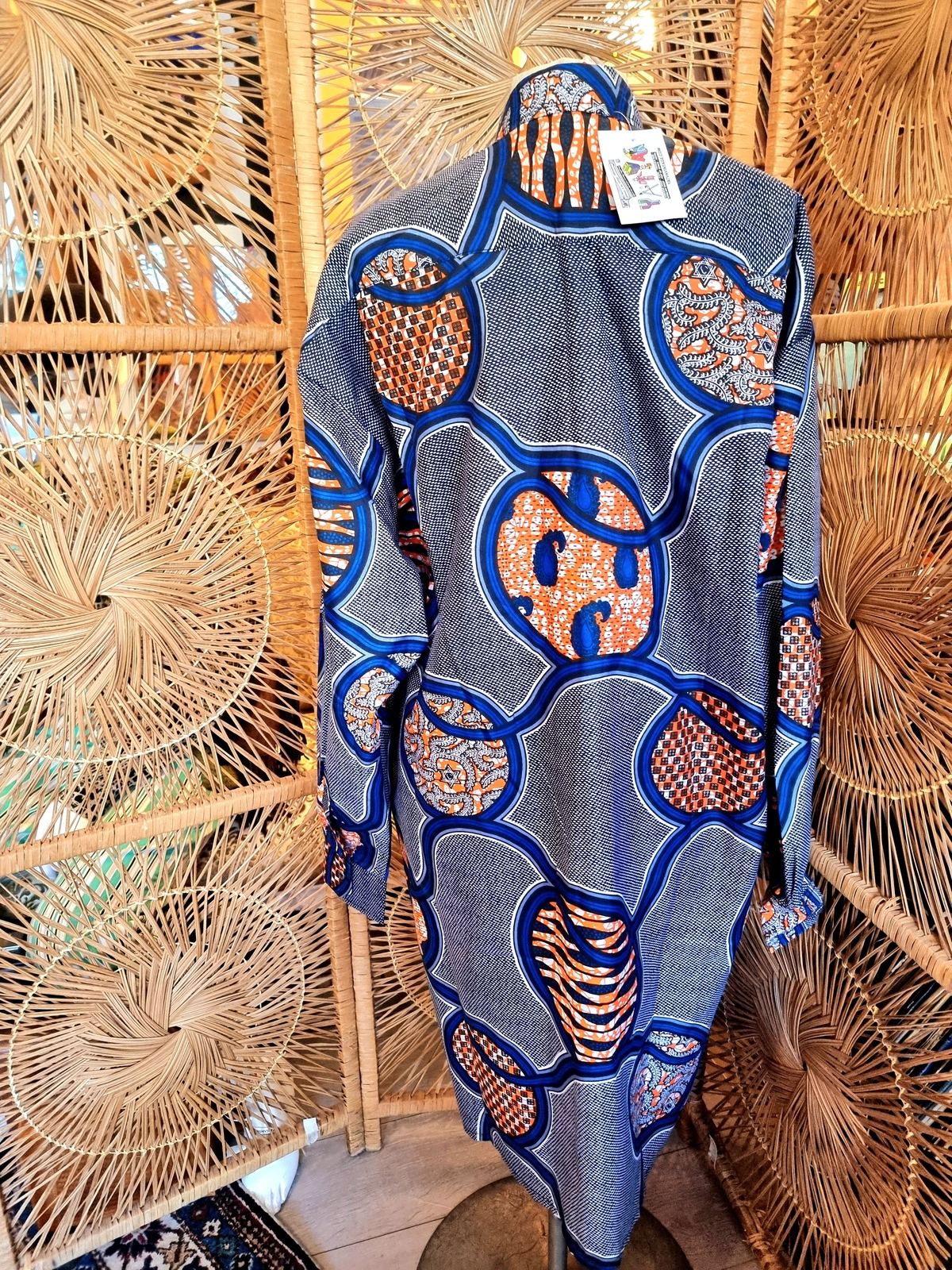 Brand New Oversize Abstract African Print Shirt