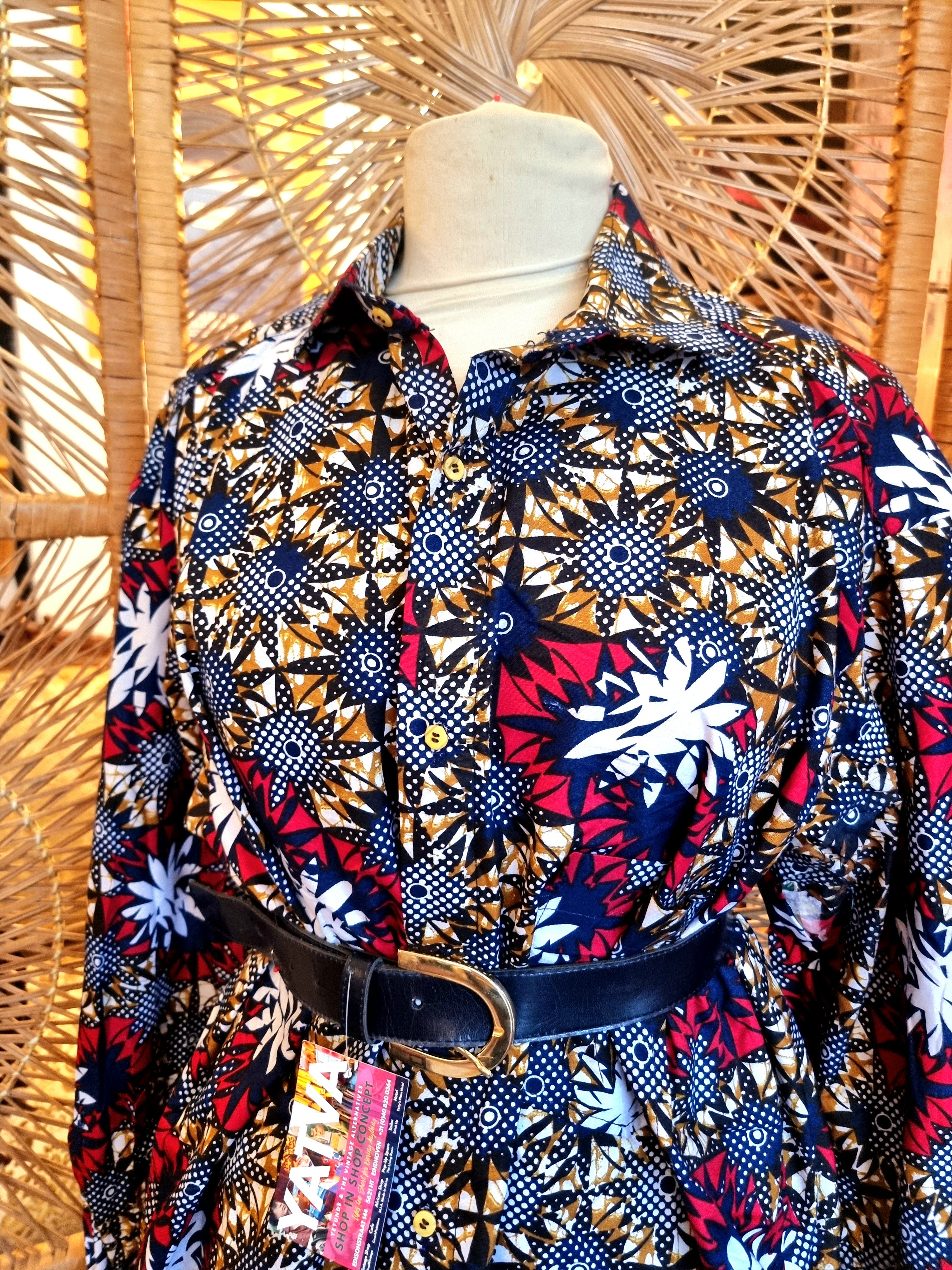 Brand New Oversize African Print Shirt