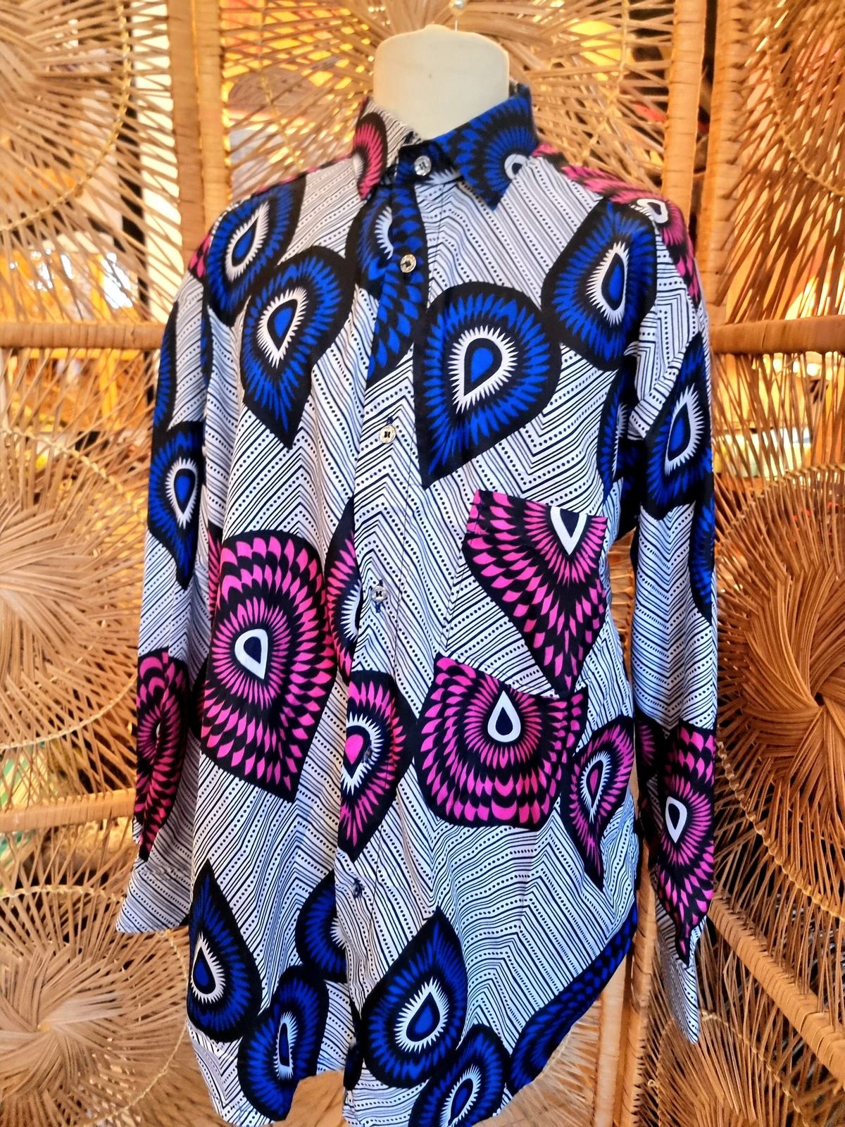 African Shirt Dress